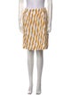 Christian Dior Striped Knee-Length Skirt