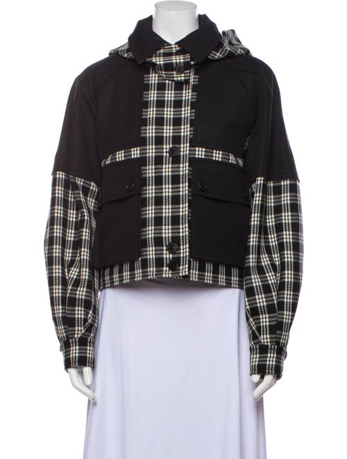 Christian Dior Virgin Wool Plaid Print Jacket