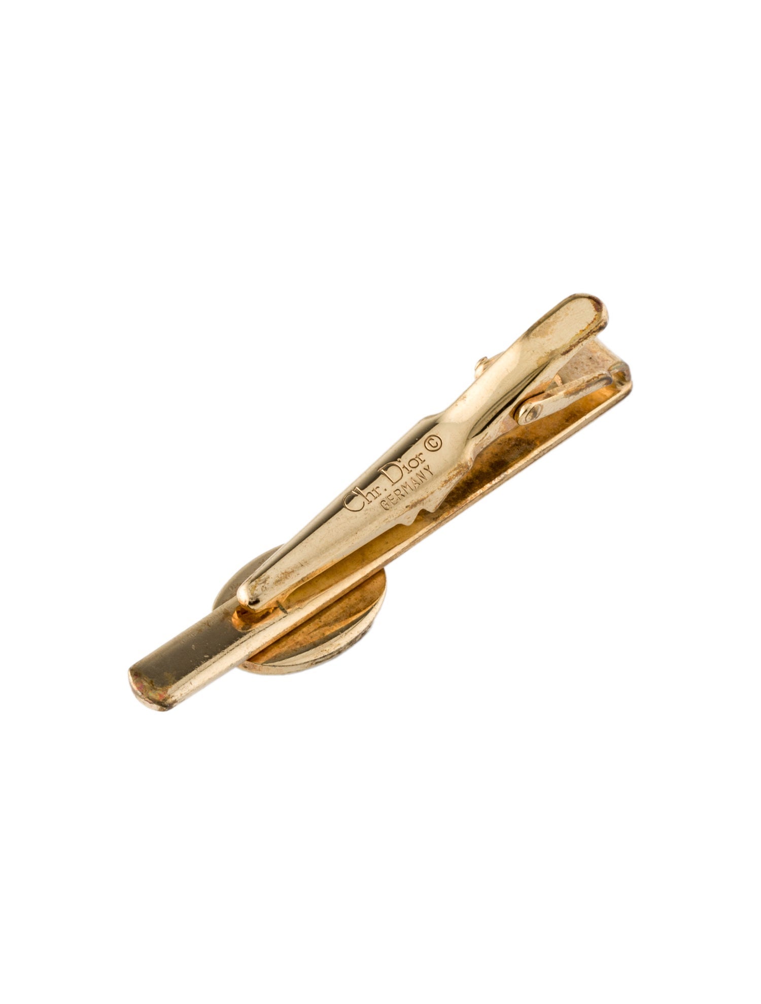 Christian Dior Vintage Resin Tie Clip