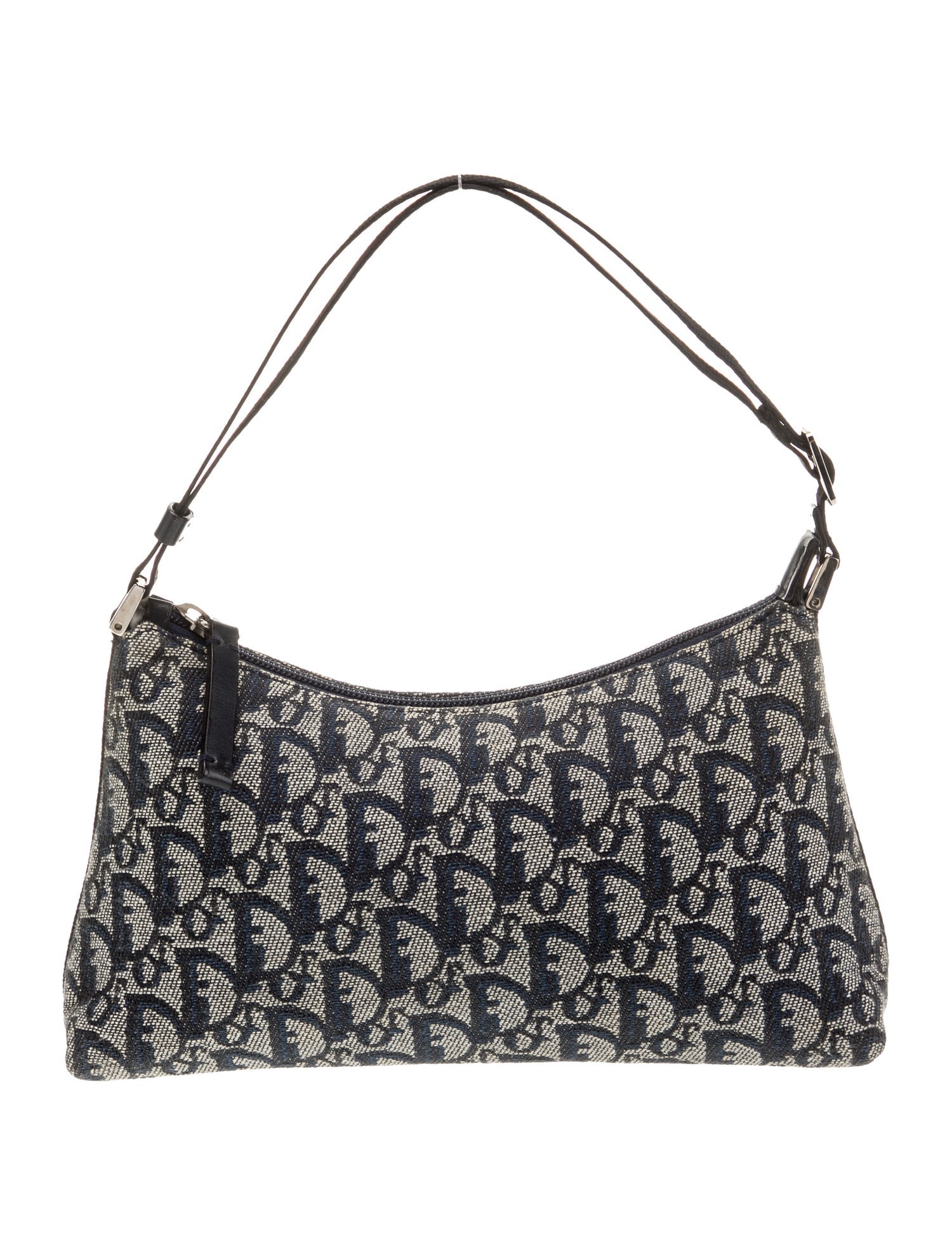 Christian Dior Diorissimo Top Handle Bag Blue Handle Bags, Handbags