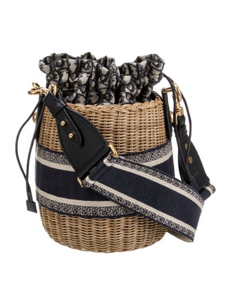Christian Dior Oblique Jacquard Bucket Bag
