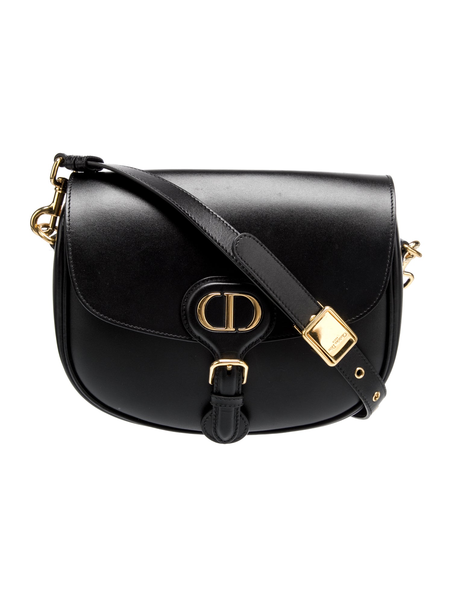 Christian Dior Calfskin Bobby Medium 2023 Black Crossbody Bags