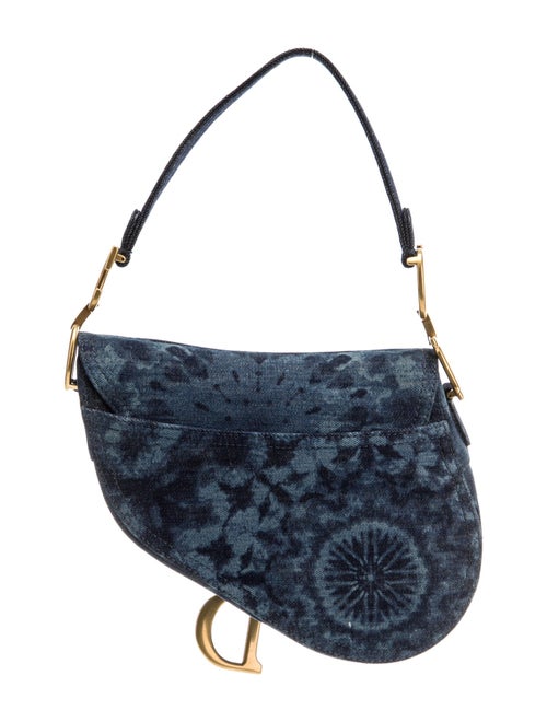 Christian Dior Denim Saddle