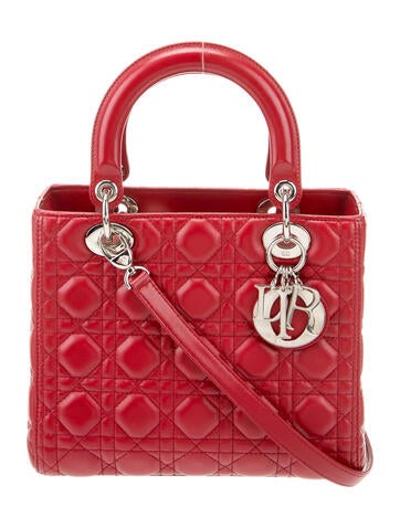 Christian Dior Handle Bags Cannage Lady Medium