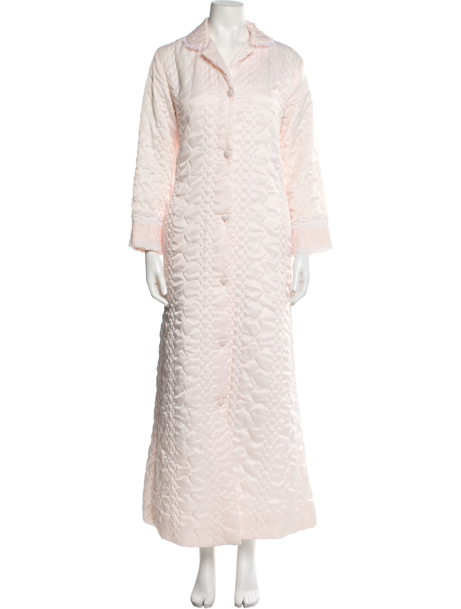 Christian Dior Printed Embroidered Accent Robe