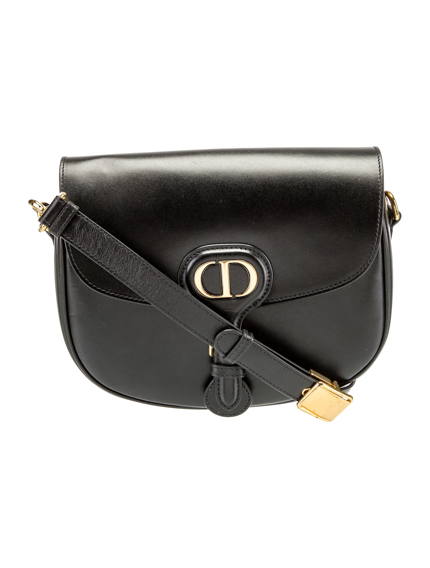 Christian Dior Leather Bobby Medium Black Crossbody Bags, Handbags