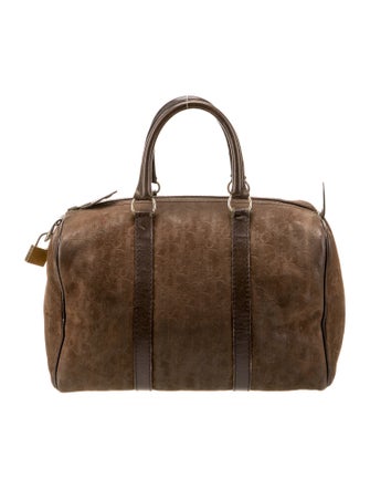 Christian Dior Suede Boston