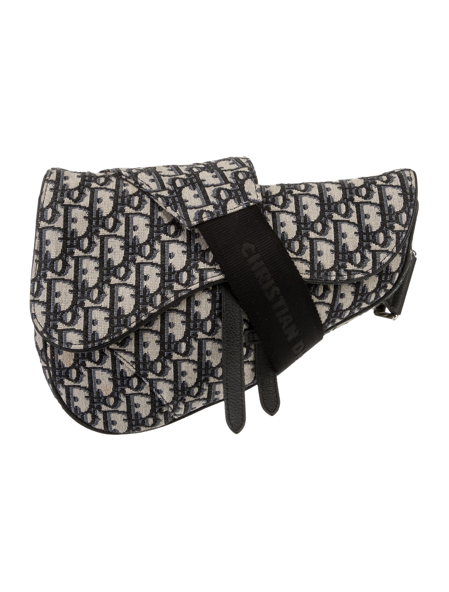 DIOR MEN Oblique Jacquard Crossbody Bag