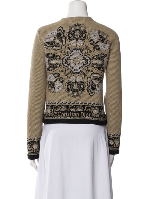 Christian Dior Virgin Wool Printed Sweater