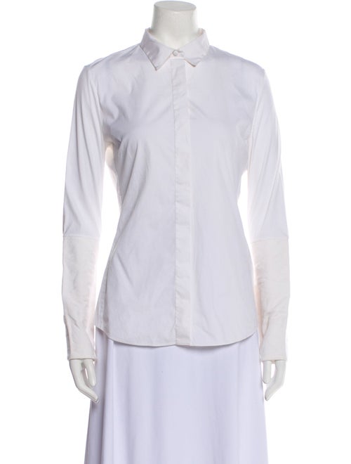 Christian Dior Long Sleeve Button-Up Top