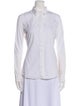 Christian Dior Long Sleeve Button-Up Top