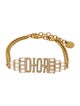 Christian Dior Crystal Logo Bracelet