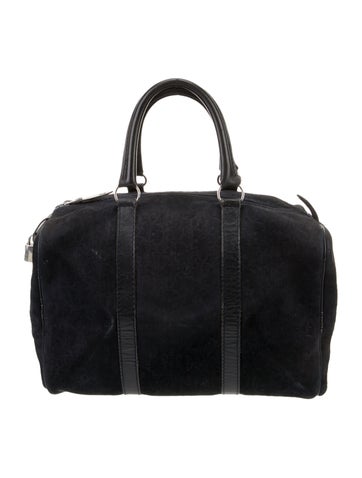 Christian Dior Handle Bags Suede Top Bag Vintage