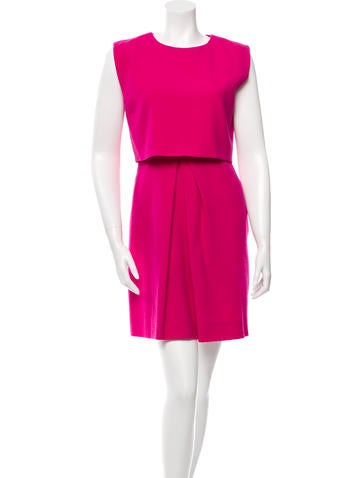Christian Dior Overlay Pleated Dress