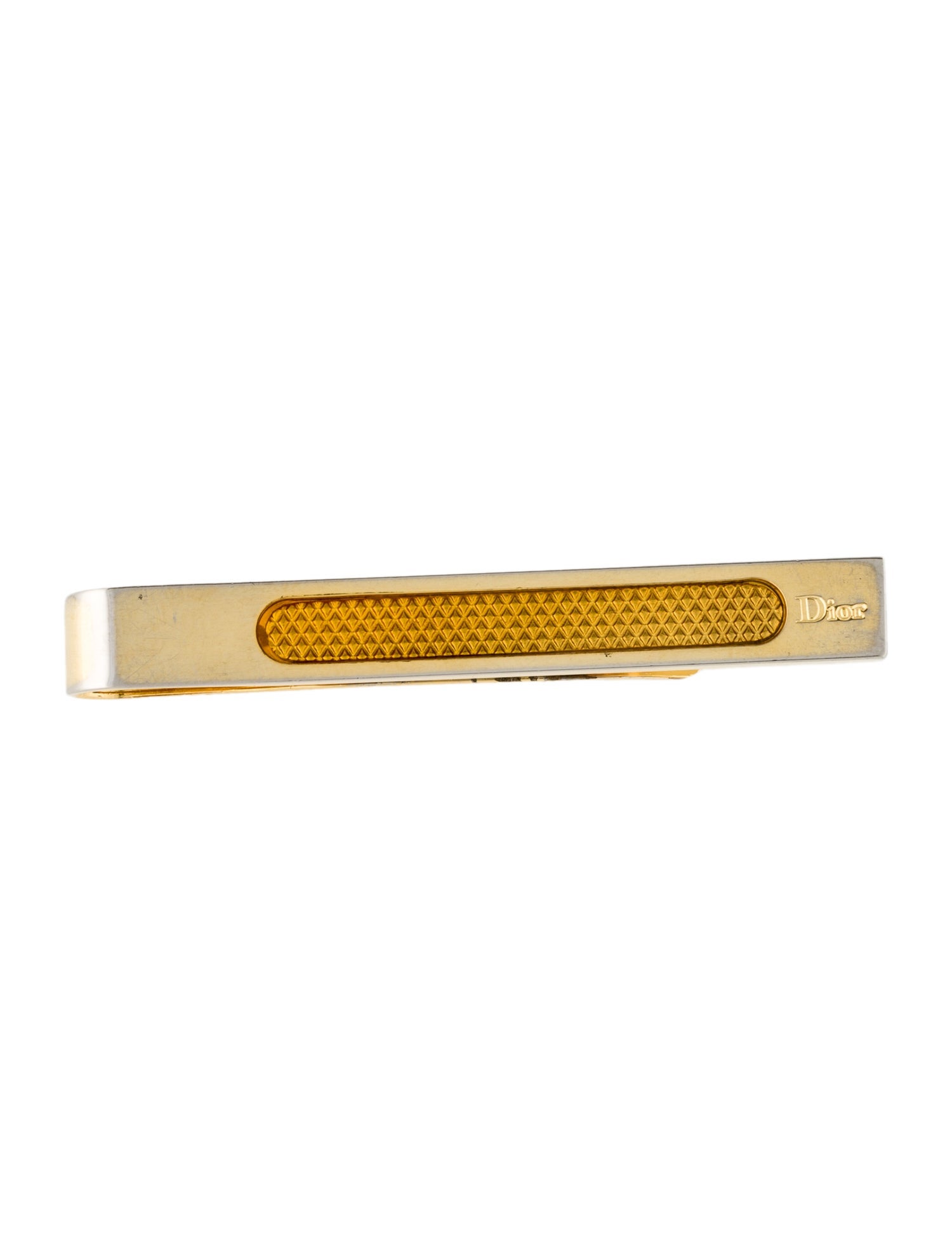 Christian Dior Vintage Enamel Tie Clip