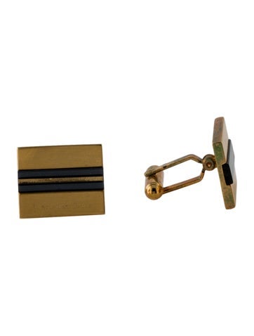 Christian Dior Vintage Square Cufflinks