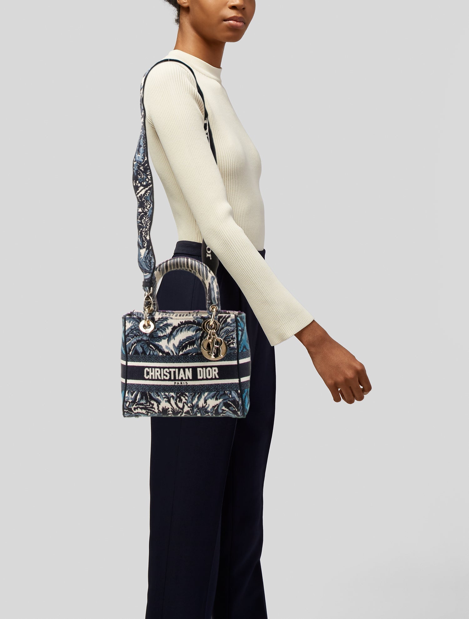 Christian Dior Canvas D-Lite Medium 2021