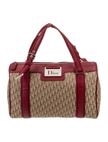 Christian Dior Handle Bags Canvas Street Chic Vintage