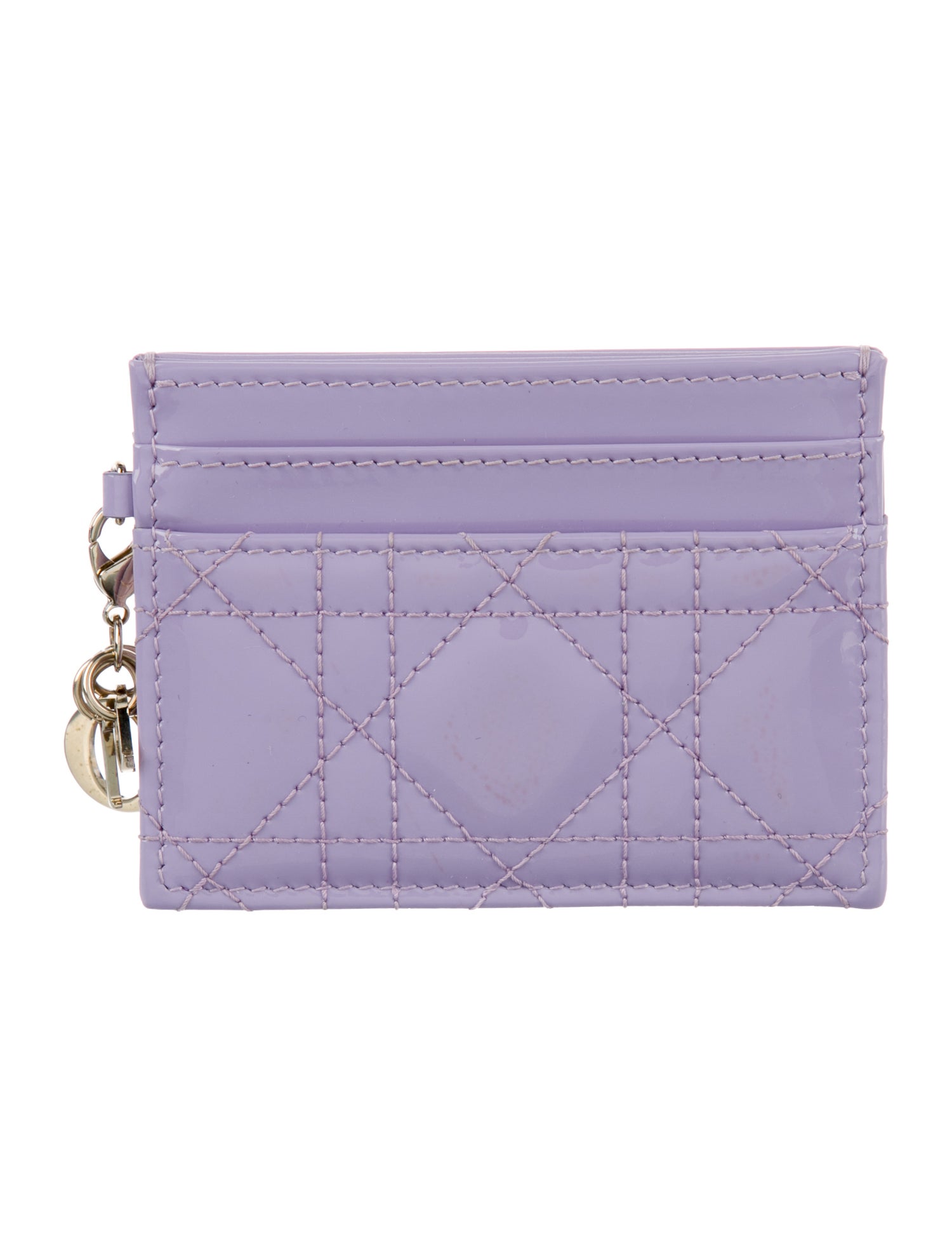 Christian Dior 2024 Lady Dior Freesia Card Holder - Purple Wallets