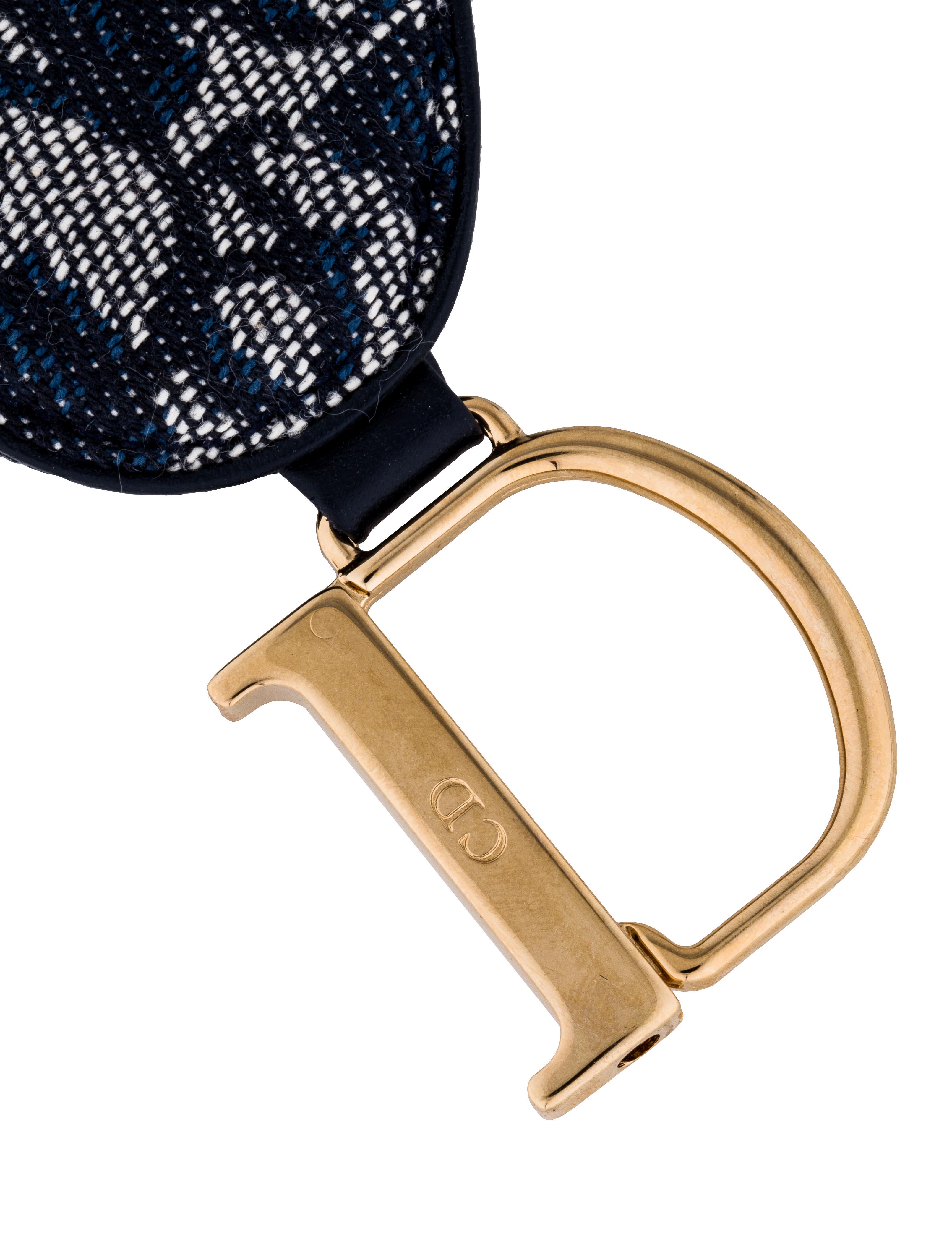 Christian Dior Saddle Bag Keychain w/ Tags Keychains, Accessories