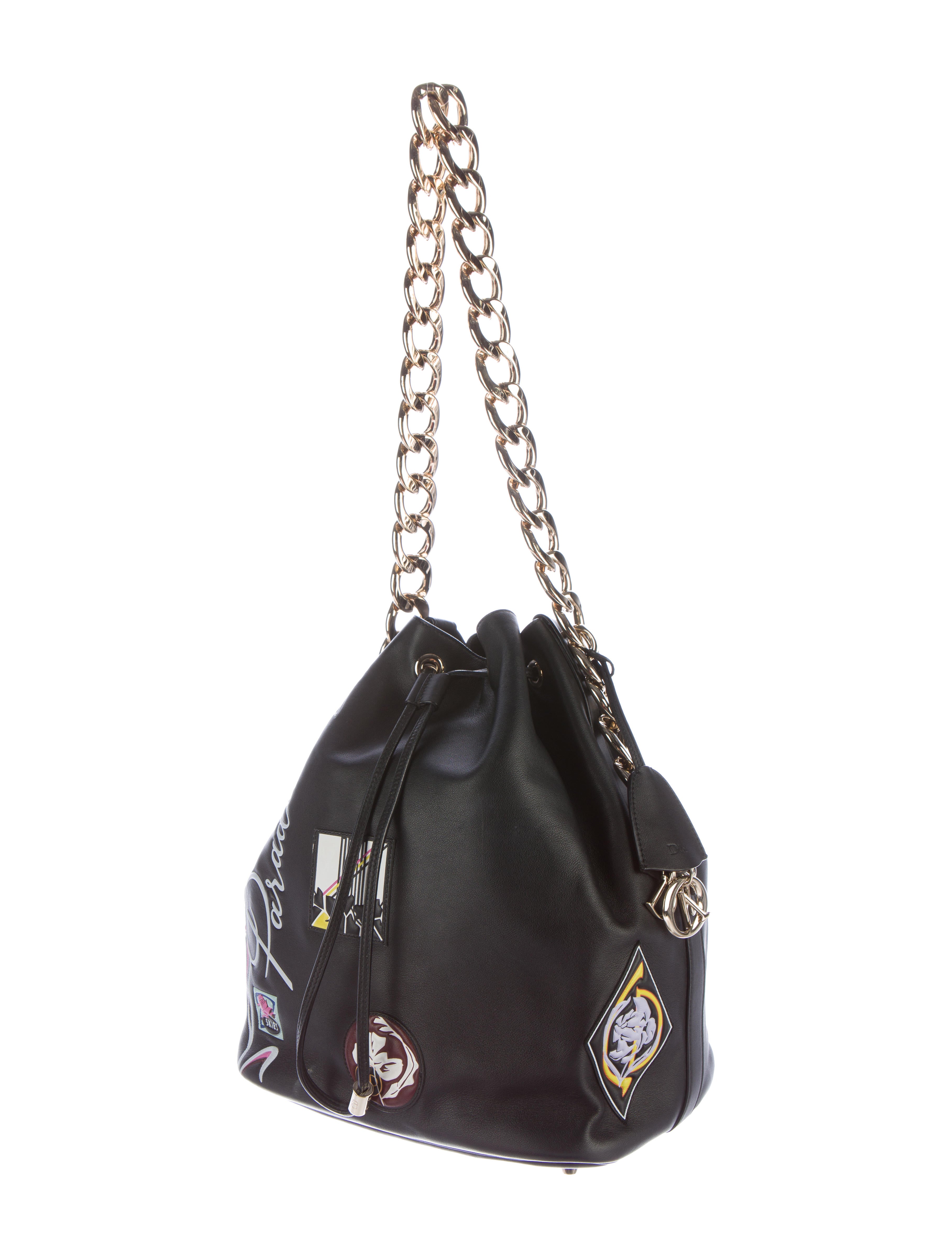 Christian Dior 2016 Paradise Bubble Bag - Black Shoulder Bags