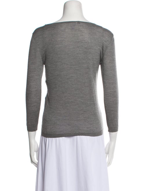 Christian Dior Wool Bateau Neckline Sweater