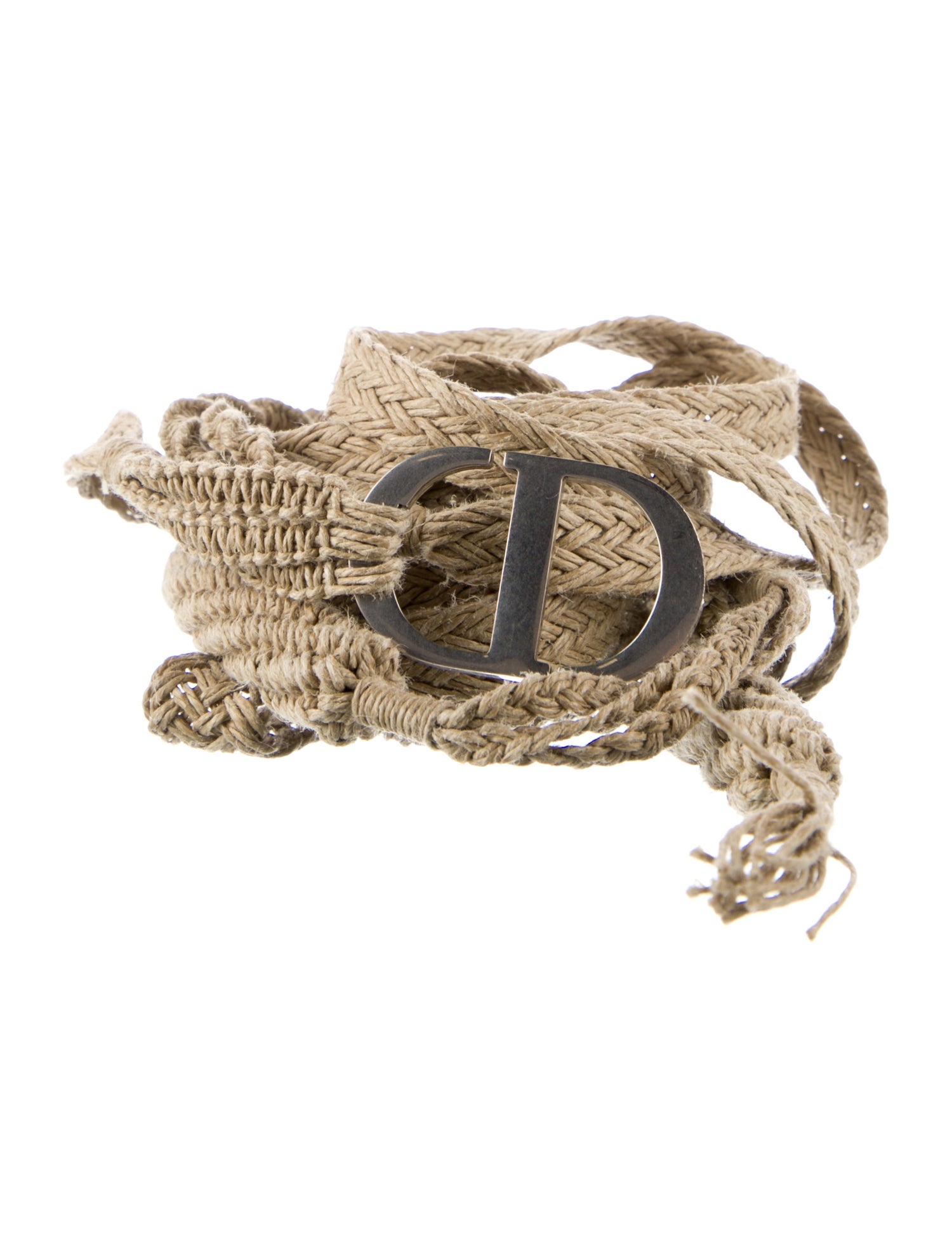 Dior ベルト　christian Dior Christian Dior Skinny Jute Belt - Neutrals Belts, Accessories