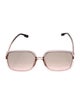 Christian Dior Square Tinted Sunglasses