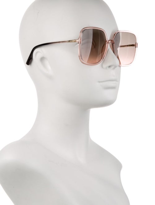 Christian Dior Square Tinted Sunglasses