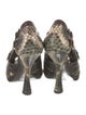 Christian Dior Snakeskin Printed T-Strap Pumps