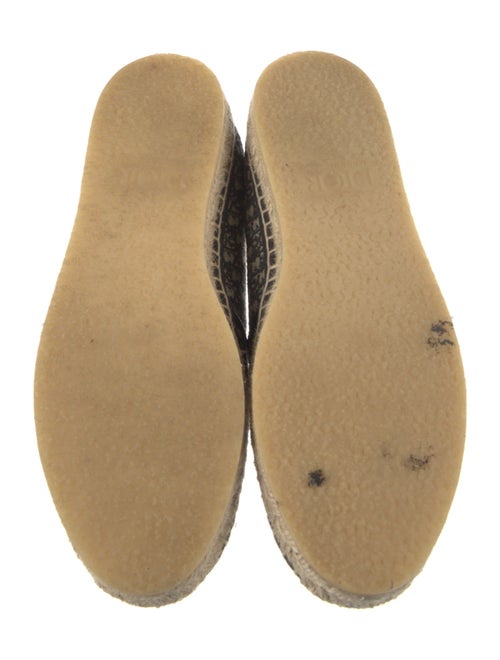 Christian Dior Oblique Jacquard Canvas Espadrilles