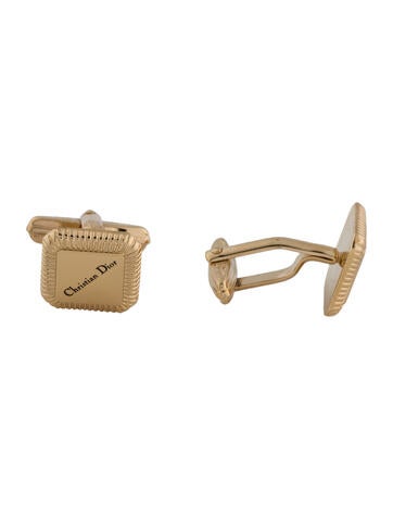 Christian Dior Vintage Logo Cufflinks