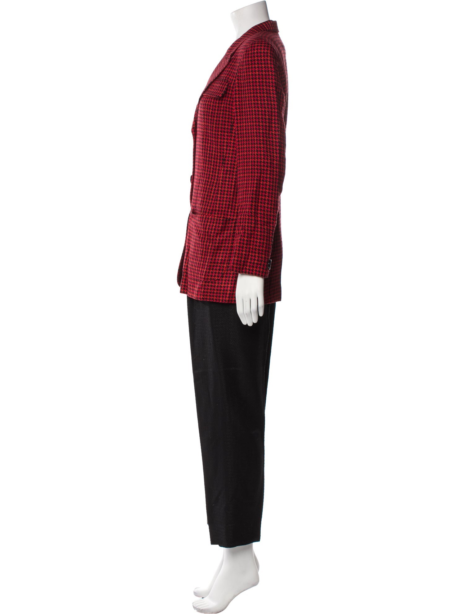 Christian Dior Houndstooth Print Pantsuit