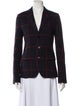 Christian Dior Virgin Wool Plaid Print Blazer
