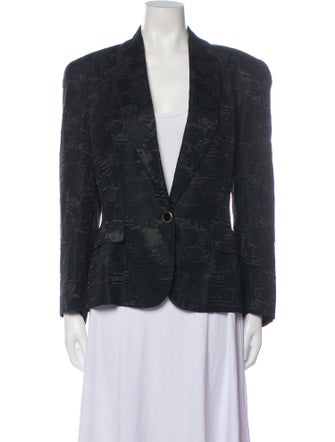 Christian Dior Plaid Print Blazer