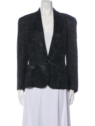 Christian Dior Jackets Plaid Print Blazer M