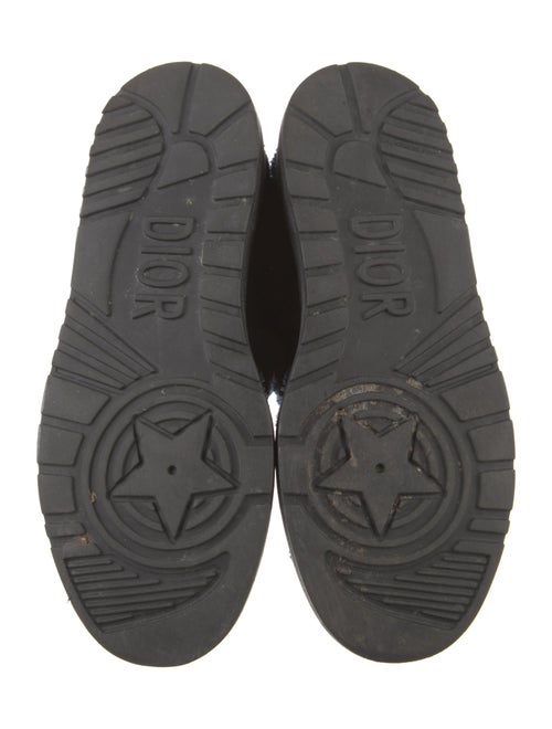 Christian Dior Raw-Edge Trim Lace-Up Boots