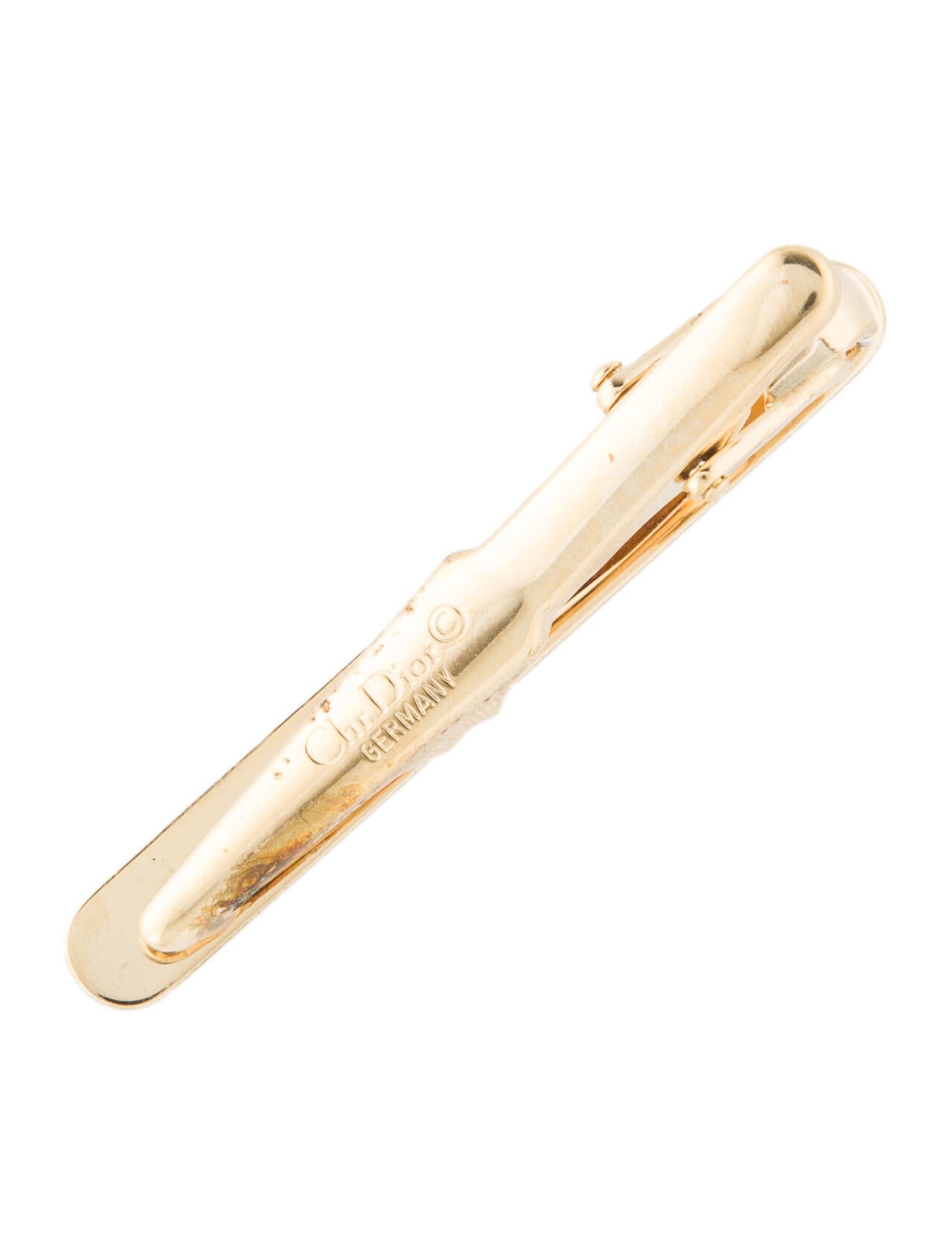 Christian Dior Vintage Two-Tone Tie Clip