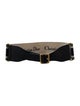 Christian Dior Wide Canvas Waist Belt