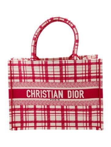 DIOR Totes Canvas Book Medium