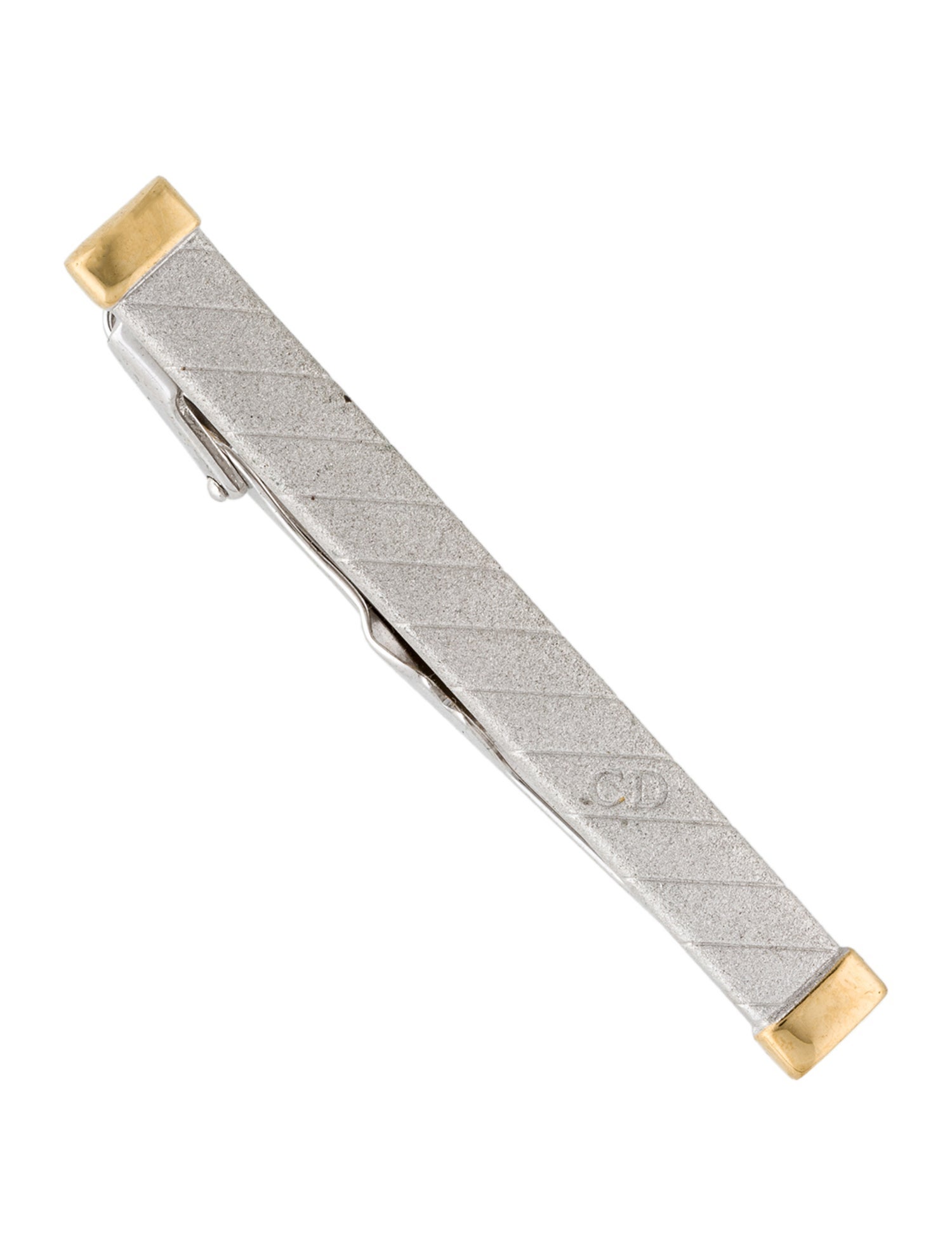 Christian Dior Vintage Two-Tone Tie Clip