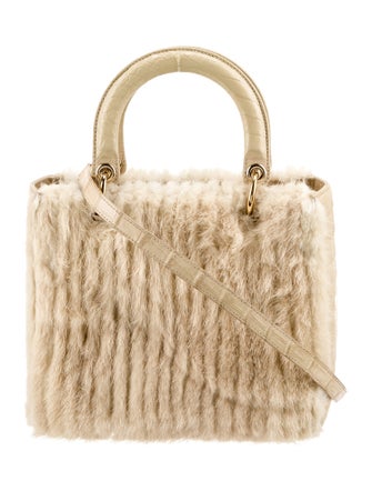 Christian Dior Mink Lady Dior Medium