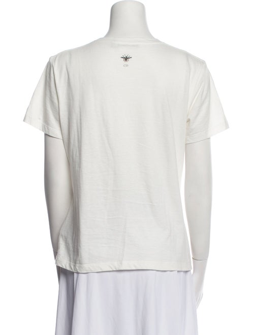 Christian Dior Graphic Print Crew Neck T-Shirt