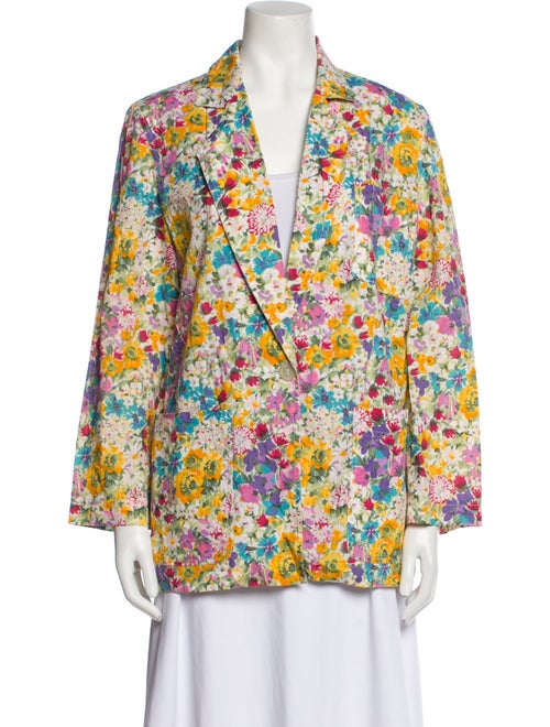 Christian Dior Floral Print Blazer
