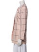 Christian Dior Plaid Print Coat