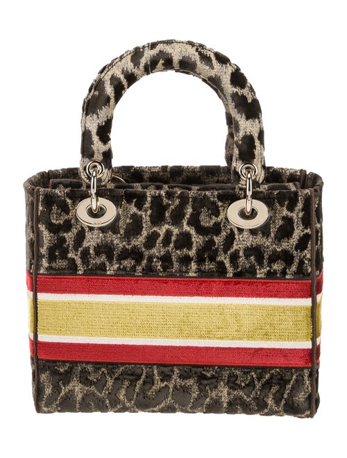 Christian Dior Suede Top Handle Bag Medium