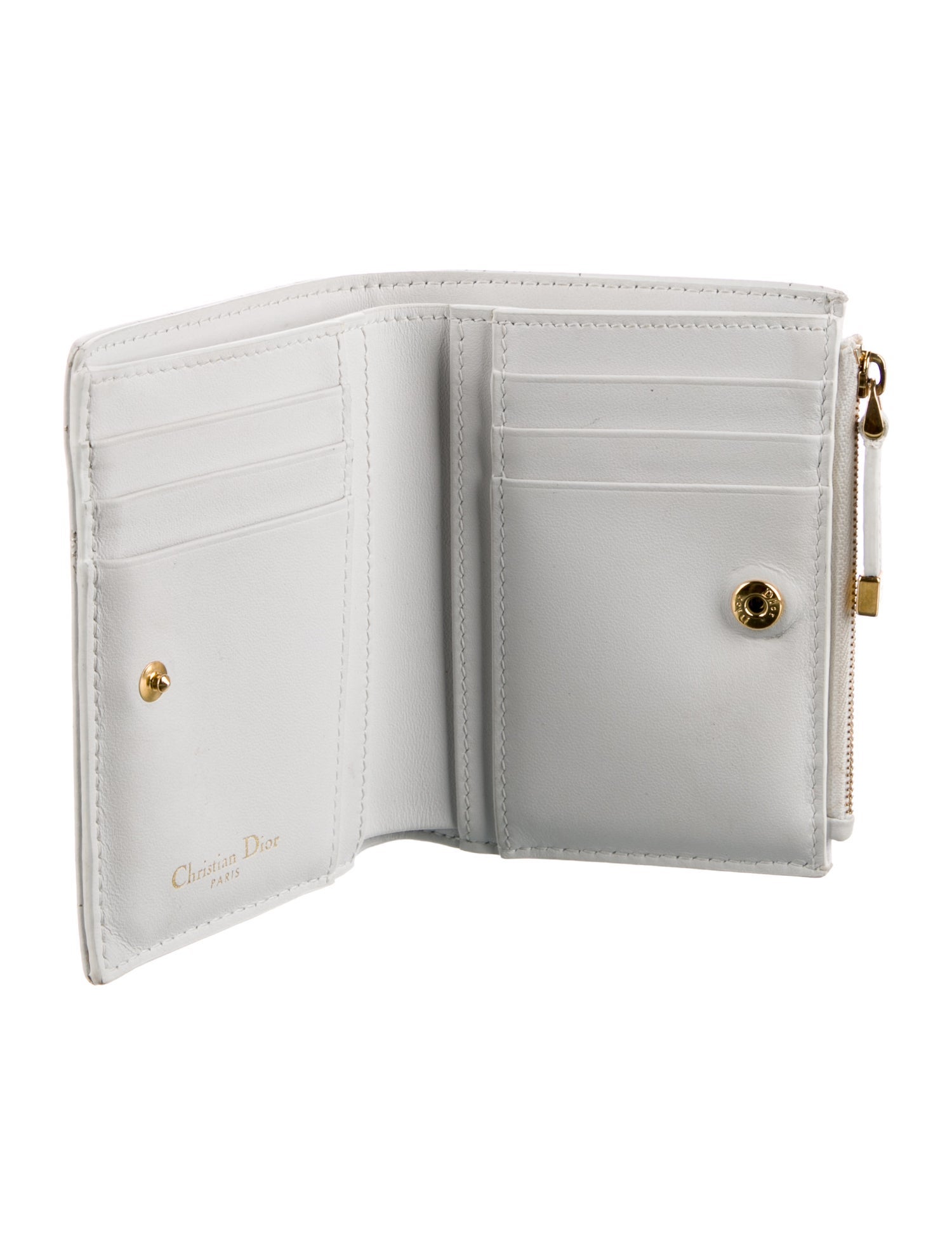Christian Dior トリプルポケット レザーウォレット Christian Dior