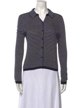 Christian Dior Silk Striped Sweater