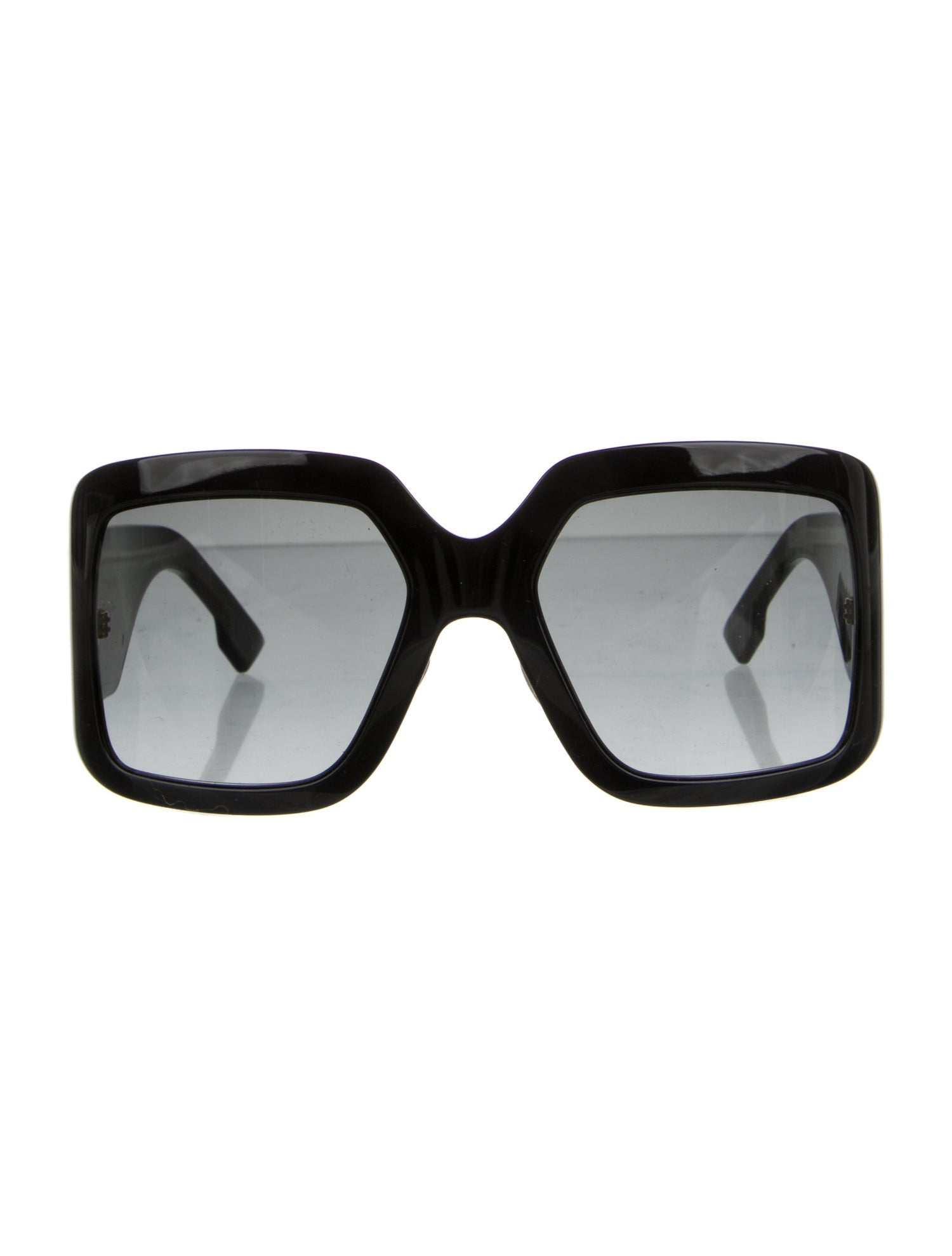 Diorサングラス Christian Dior Oversize Tinted Sunglasses - Black Sunglasses
