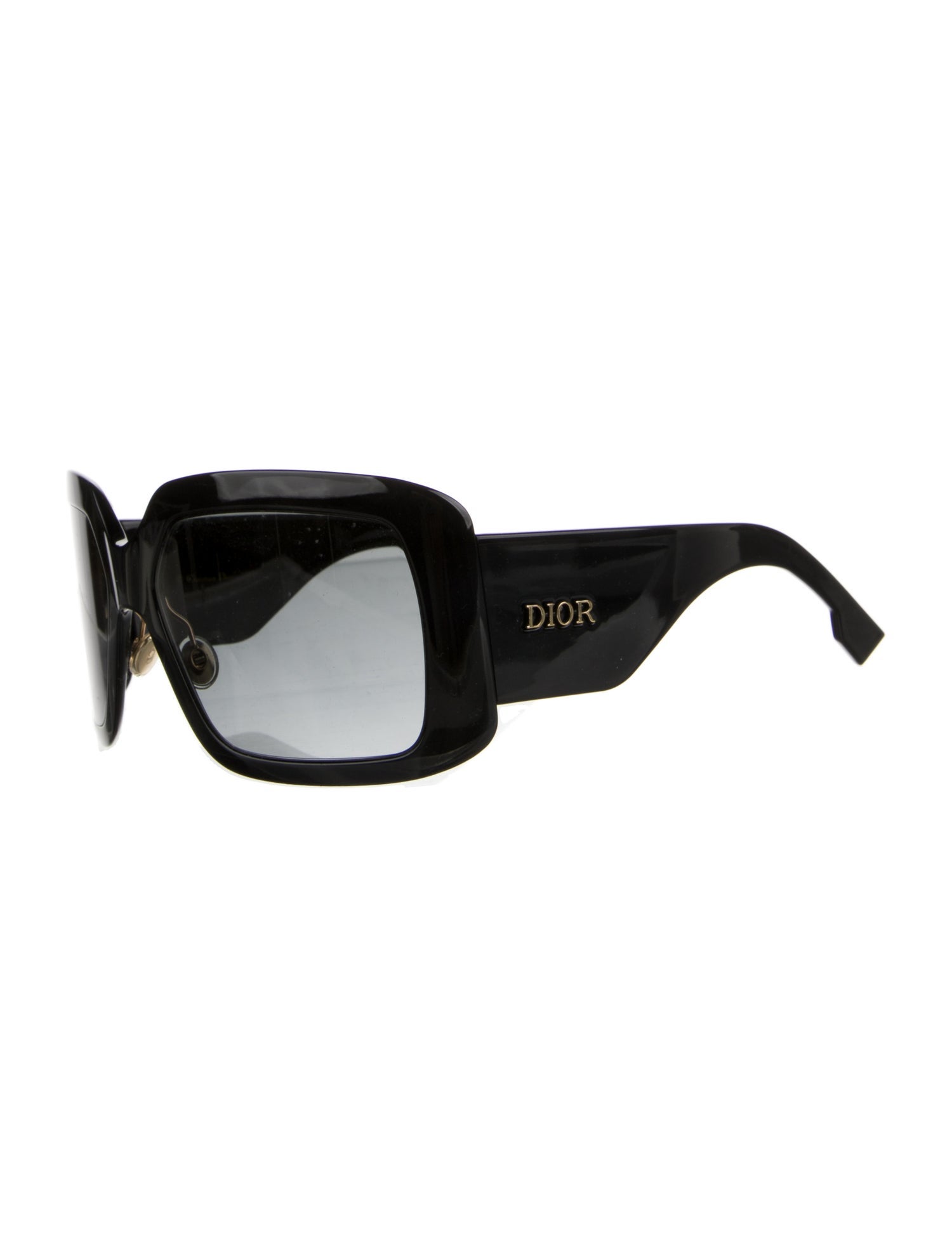 Christian Dior Oversize Tinted Sunglasses - Black Sunglasses